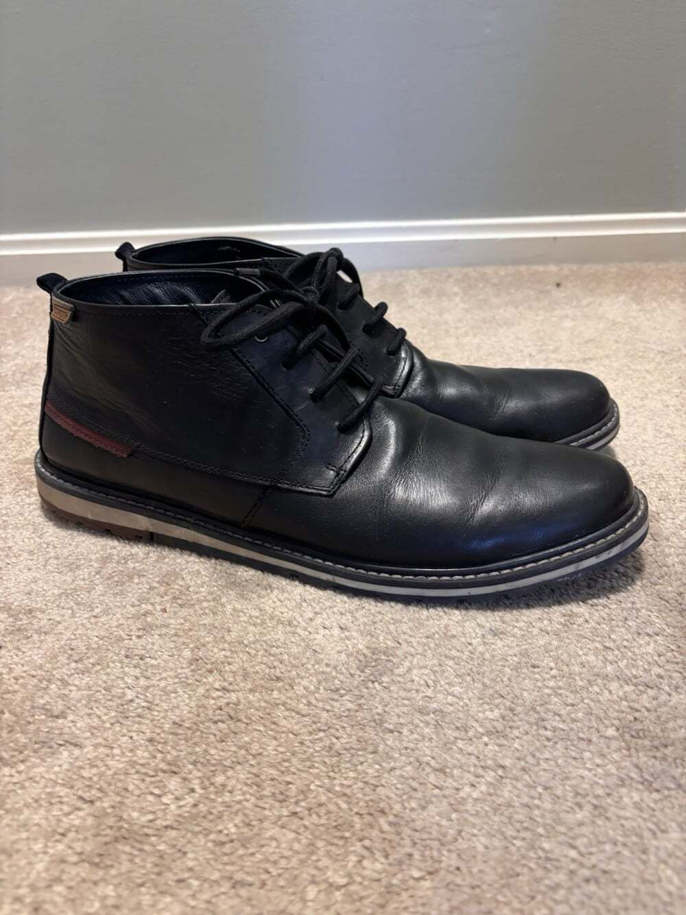 Pikolinos chukka Men’s Boot Size 46 Us 13 Black Leather